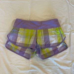 Lululemon Speed Up Low Rise Short.